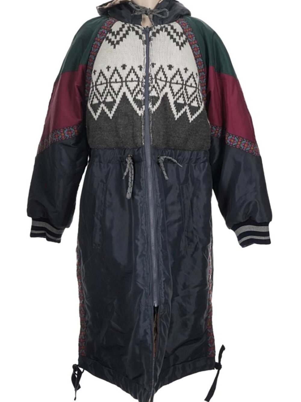 ❄️ RARE Free People Sienna Reversible Parka Jacket ❄️ Cottagecore Sz Med $598 - Picture 5 of 13